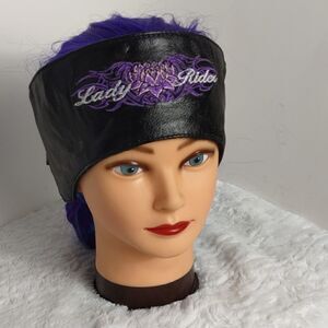 Hot Leathers "Lady Rider" Embroidered Headband